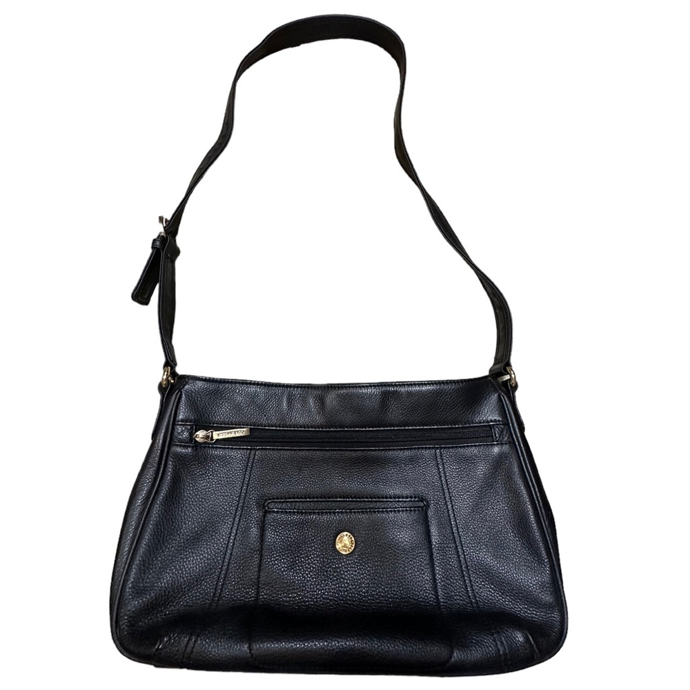 Stone & Co Black Leather Shoulder Bag Purse
